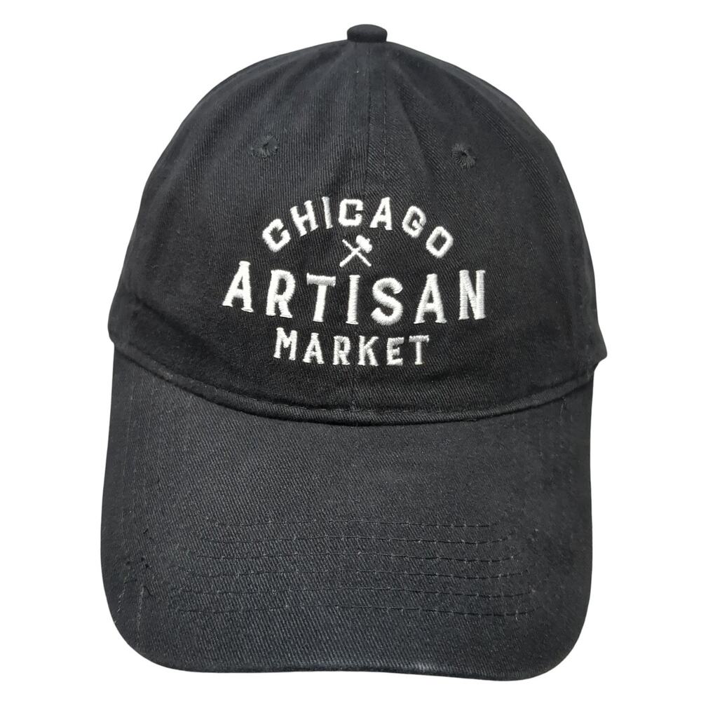 Chicago Artisan Market Baseball Cap Black One Size Adjustable Queensboro